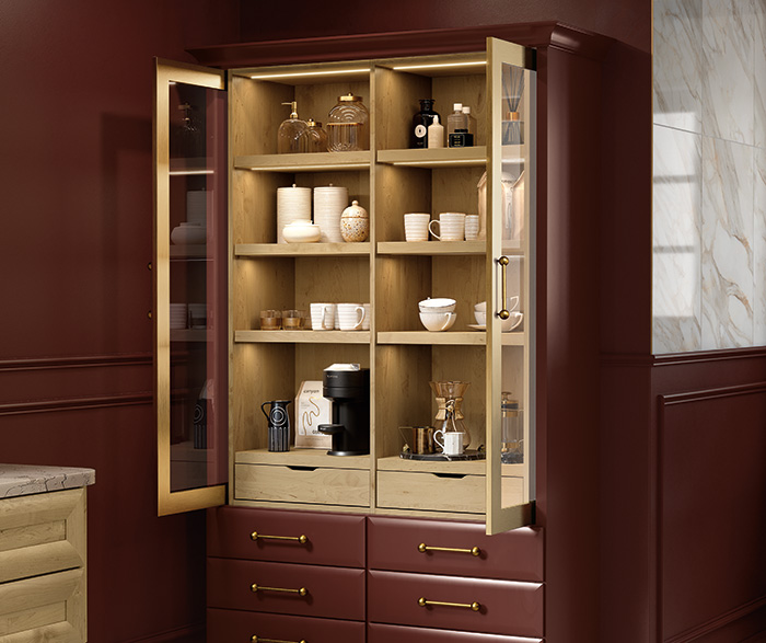 Contemporary Vanity With A Custom Stain Finish